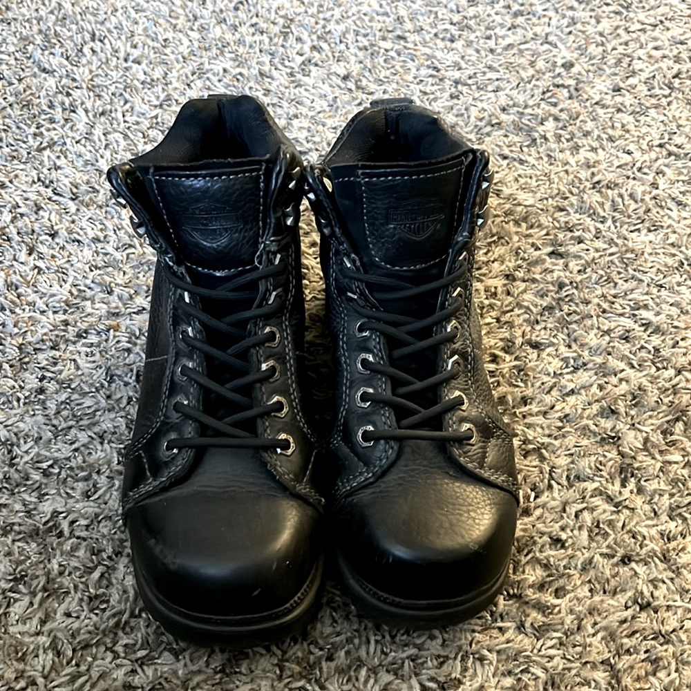 Harley Davidson black boots